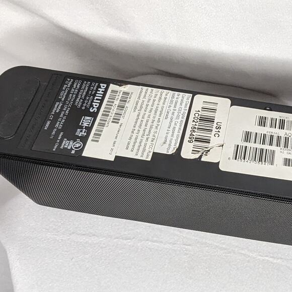 Philips AD345/37 Speaker Dock for Ipod Iphone Black Used Excellent - Picture 5 of 6